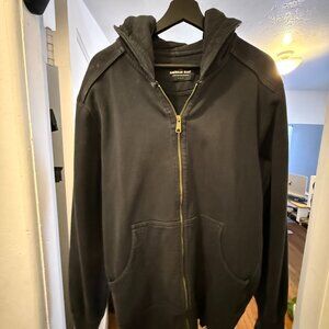 American Giant Classic Black Hoodie